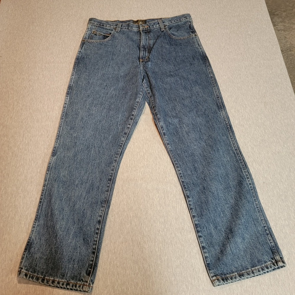 Red Head Jeans Mens 35x30 Blue Denim Classic Fit Straight Leg Work Pants